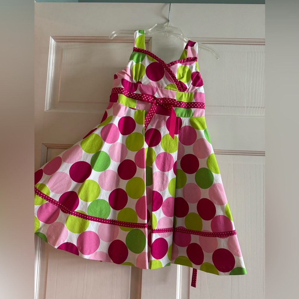 Rare Editions Pink and Green Dress